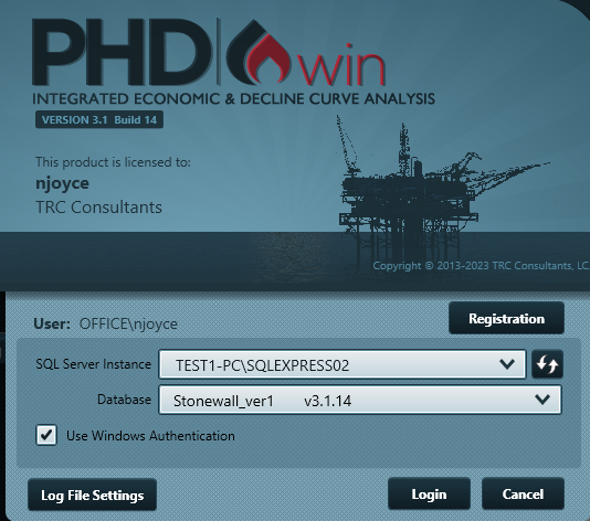 PHDwin V3 Open Splash Page